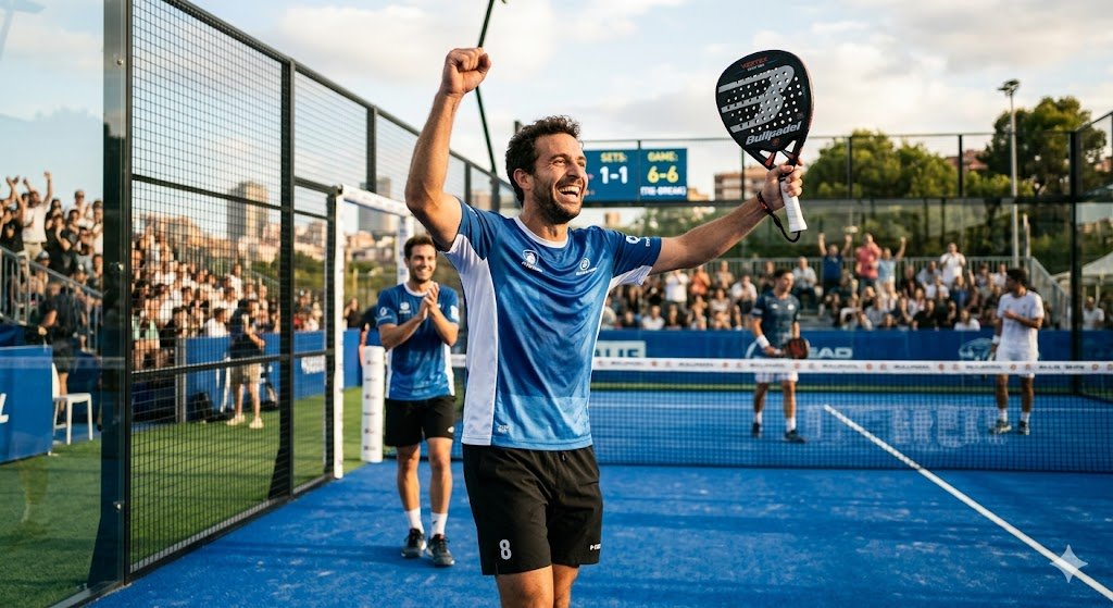 Revenir au score au padel : pourquoi les statistiques transforment votre mental de match